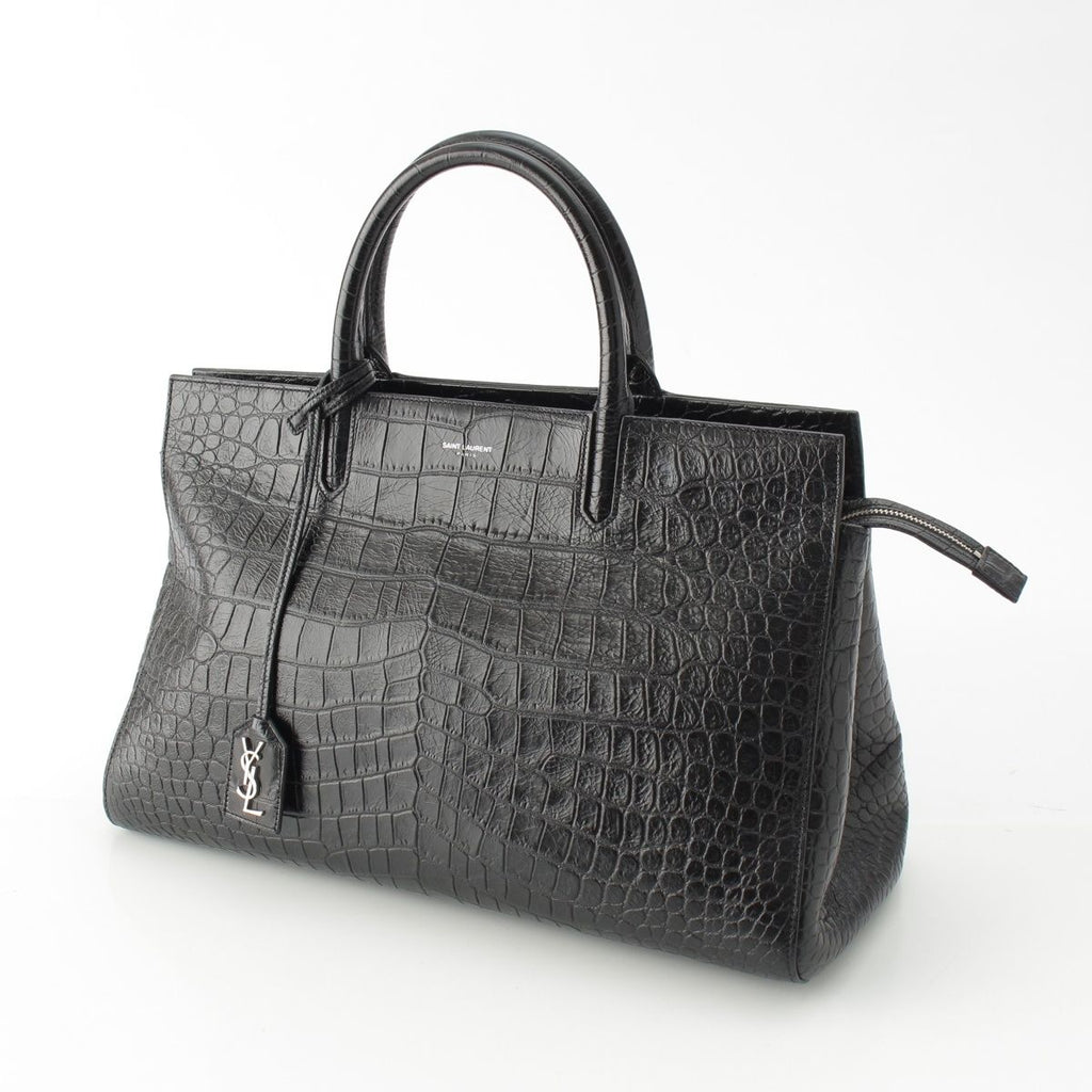 Saint Laurent Cavalive Gauche Croco Tote — view 2