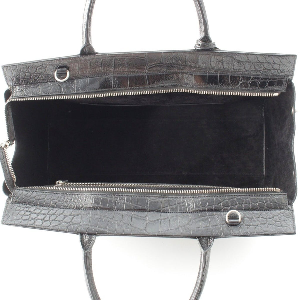 Saint Laurent Cavalive Gauche Croco Tote — view 6