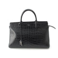 Saint Laurent Cavalive Gauche Croco Tote