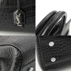 Saint Laurent Cavalive Gauche Croco Tote — view 9