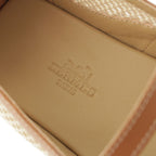 Hermes Kitsch Mesh Leather Ballet Shoes Beige Brown — view 7