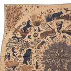 Hermes Carre Geant 140 Cashmere Silk Sous le Charme D'orphee Attracted by the — view 2