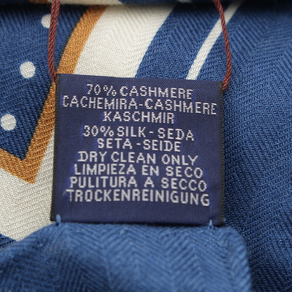 Hermes Carre Geant 140 Cashmere Silk Tatouages Marins Bandana Sailor Tattoo — view 9