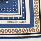 Hermes Carre Geant 140 Cashmere Silk Tatouages Marins Bandana Sailor Tattoo — view 7