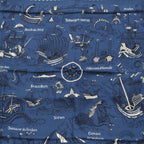 Hermes Carre Geant 140 Cashmere Silk Tatouages Marins Bandana Sailor Tattoo — view 6