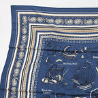 Hermes Carre Geant 140 Cashmere Silk Tatouages Marins Bandana Sailor Tattoo — view 2