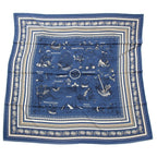 Hermes Carre Geant 140 Cashmere Silk Tatouages Marins Bandana Sailor Tattoo