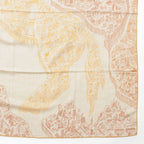 Hermes Carre Geant 140 Cashmere Silk la Nouvelle Cite Cavaliere Scarf Beige — view 5