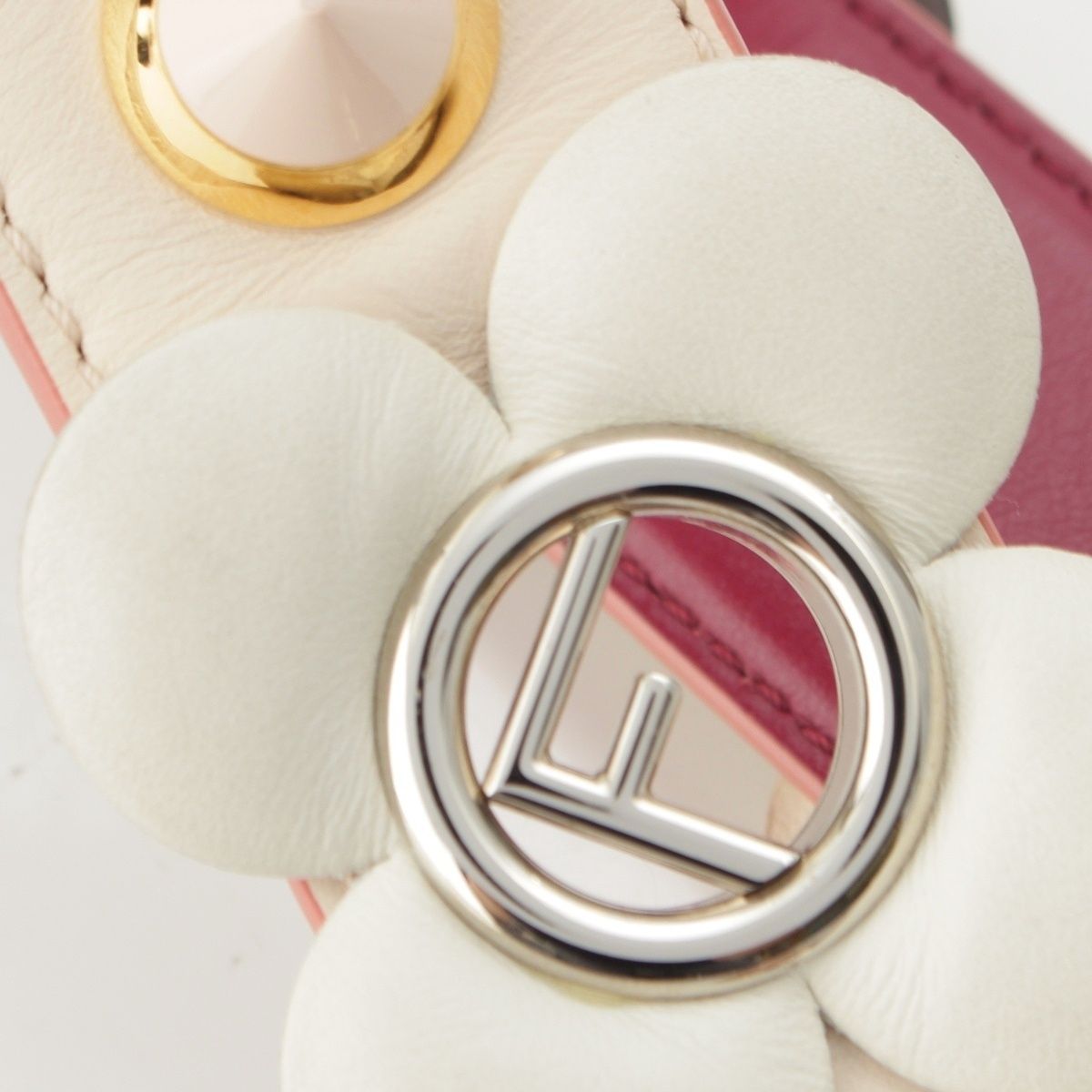 Fendi Strap Leather Flower Shoulder Multicolor — view 5