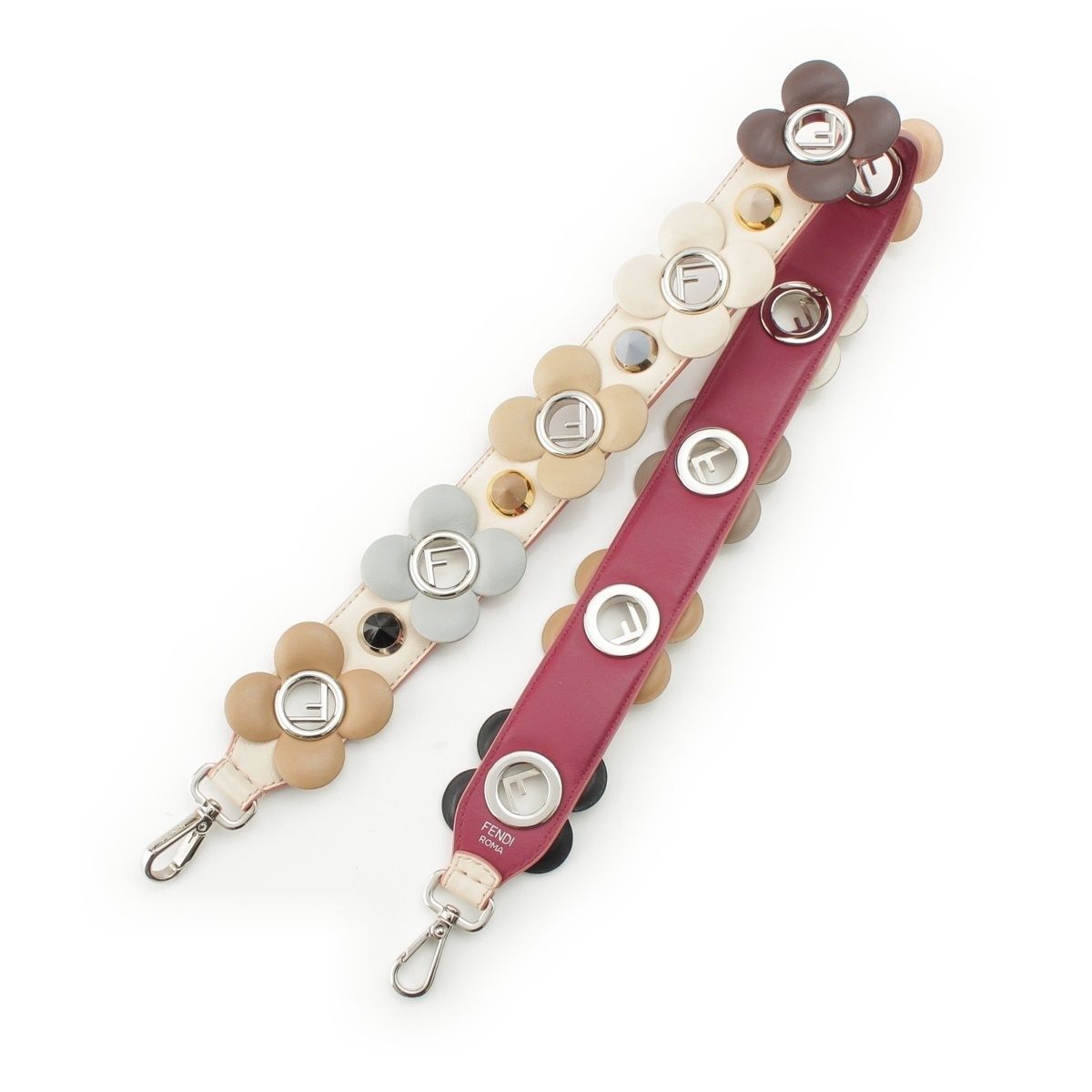 Fendi Strap Leather Flower Shoulder Multicolor — view 2