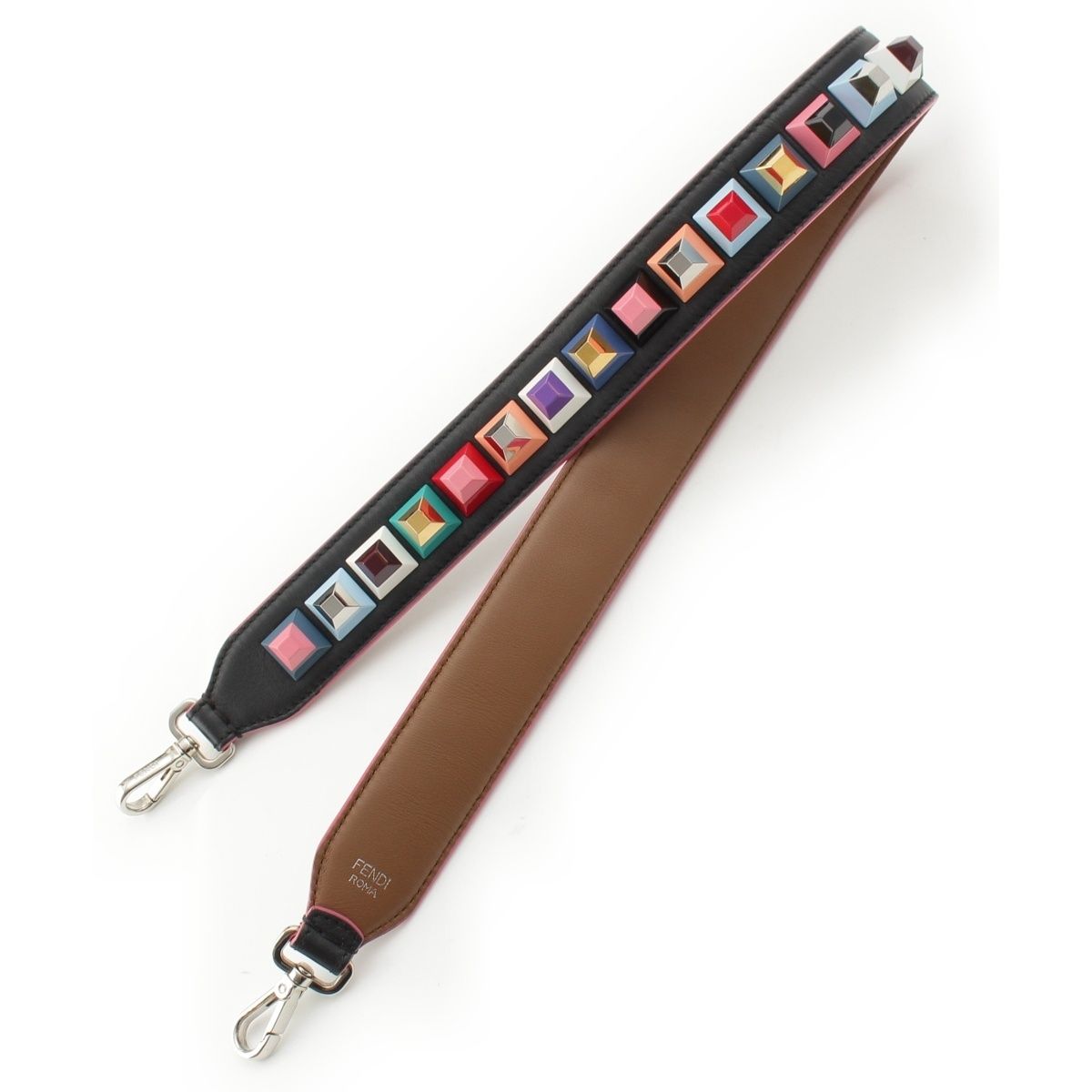 Fendi Strap You Leather Square Shoulder Multicolor — view 2