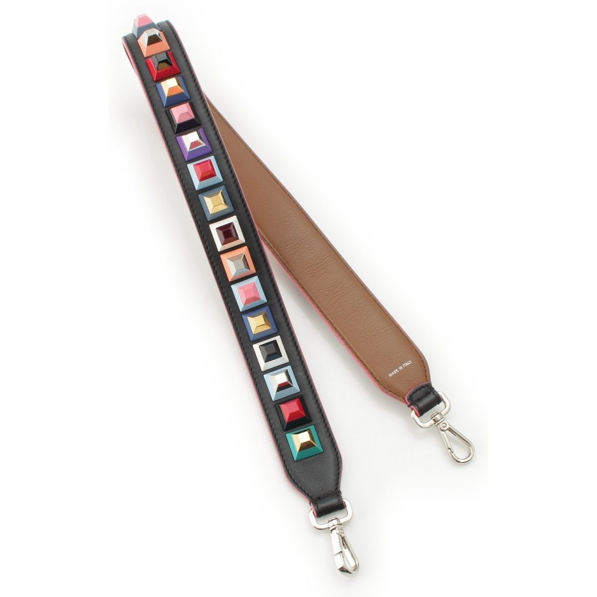 Fendi Strap You Leather Square Shoulder Multicolor — view 3