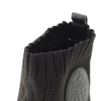 Hermes Volvert Exlibris Knit Heels Boots Black — view 9