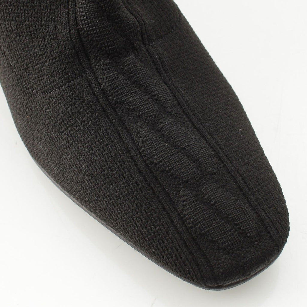 Hermes Volvert Exlibris Knit Heels Boots Black — view 6