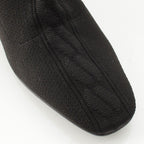 Hermes Volvert Exlibris Knit Heels Boots Black — view 6