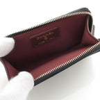Chanel Caviar Leather Quilted CC Logo Zip Fragment Card Case Black — view 4