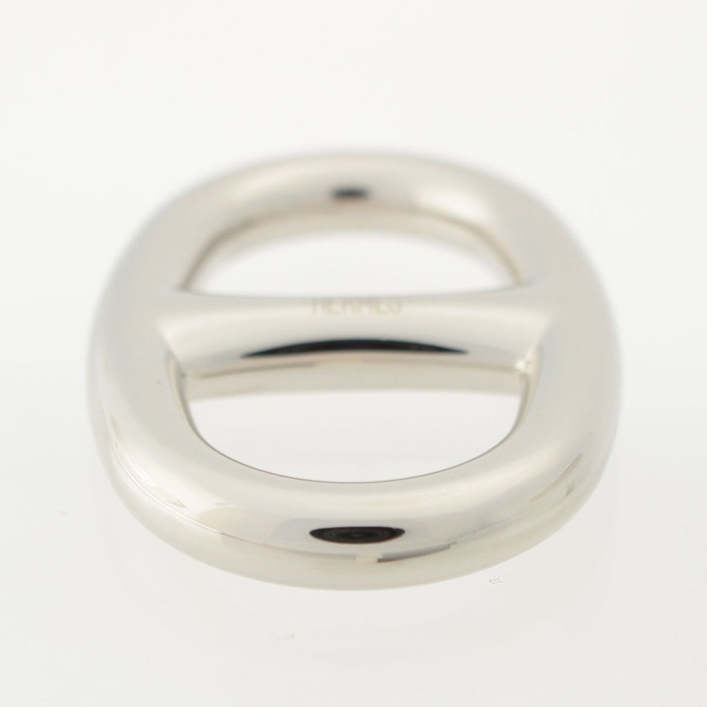 Hermes Chaine D'ancre Scarf Ring Silver — view 4