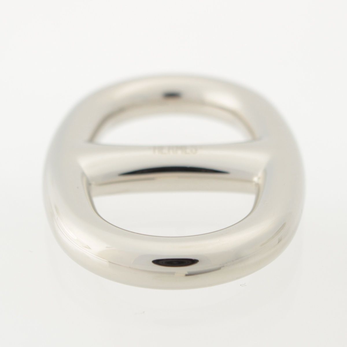Hermes Chaine D'ancre Scarf Ring Silver — view 4