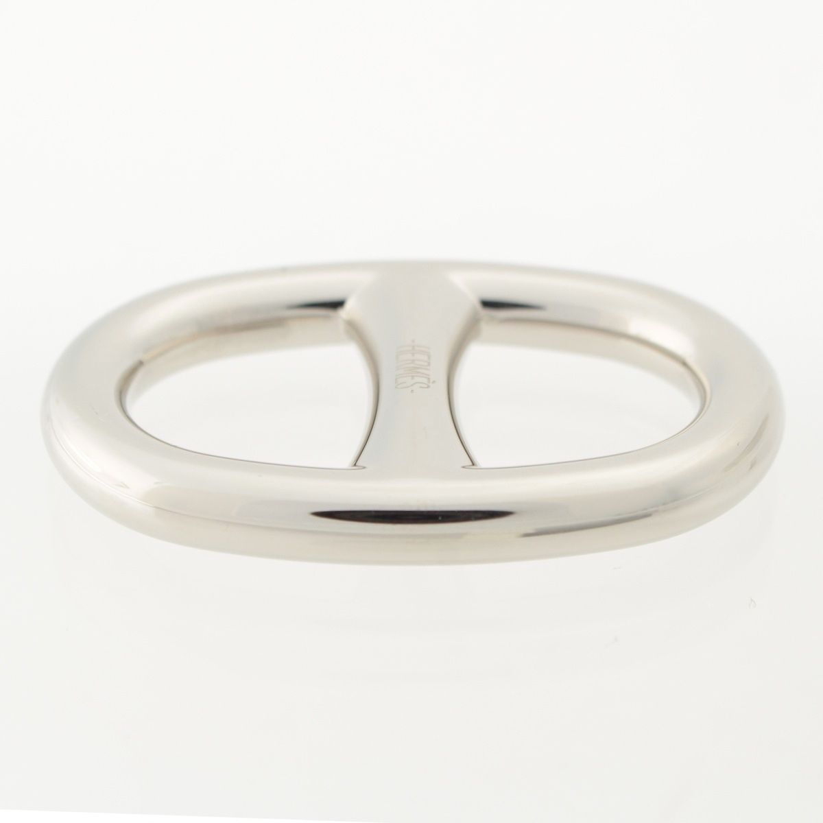 Hermes Chaine D'ancre Scarf Ring Silver — view 3