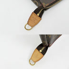 Louis Vuitton Monogram Cherry Pochette Brown Leather Pouch Mini Bag Takashi — view 6