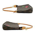 Louis Vuitton Monogram Cherry Pochette Brown Leather Pouch Mini Bag Takashi — view 4