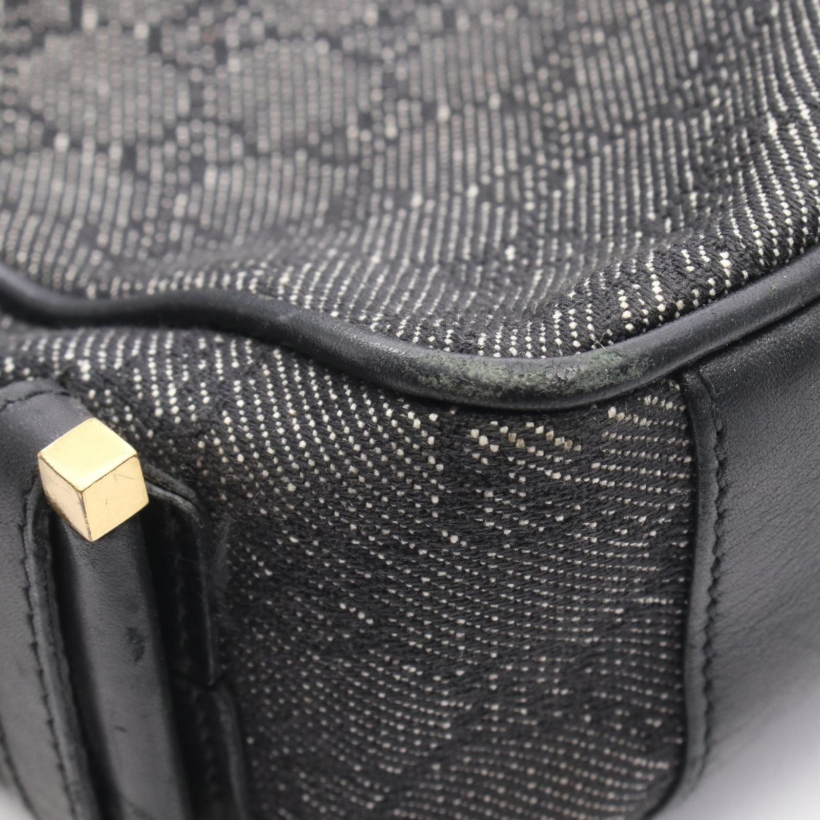 Gucci Shoulder Bag GG Denim Black — view 6