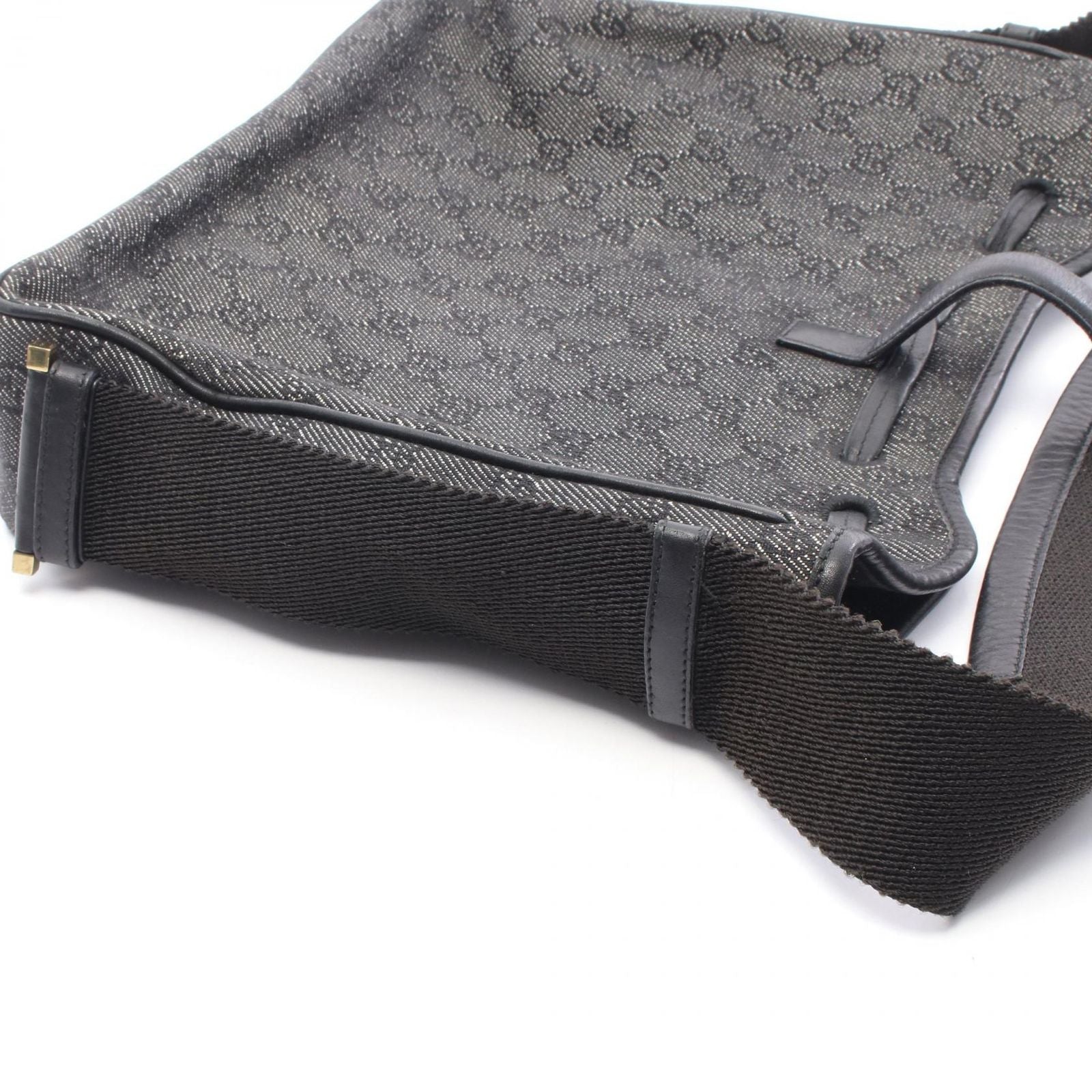 Gucci Shoulder Bag GG Denim Black — view 9