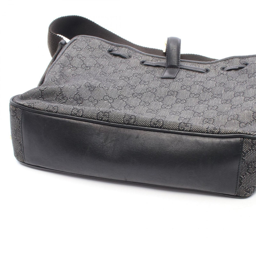 Gucci Shoulder Bag GG Denim Black — view 7
