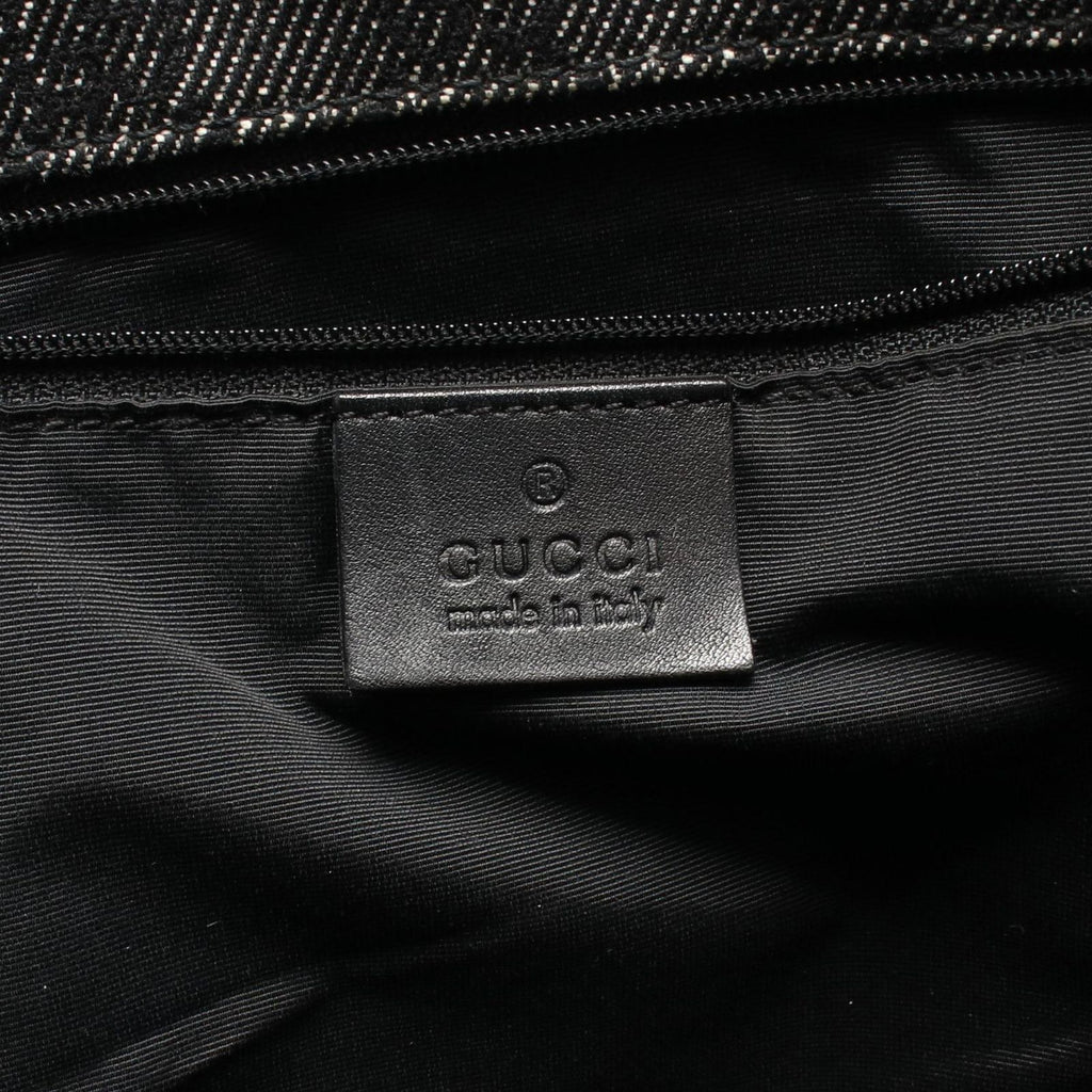 Gucci Shoulder Bag GG Denim Black — view 4