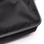 Prada Shoulder Bag Re-Nylon Tessuto Saffiano Black Nylon Leather Triangle Logo — view 7