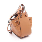 Loewe Handbag Hammock Drawstring Bag Mini 2-Way Brown Leather — view 2