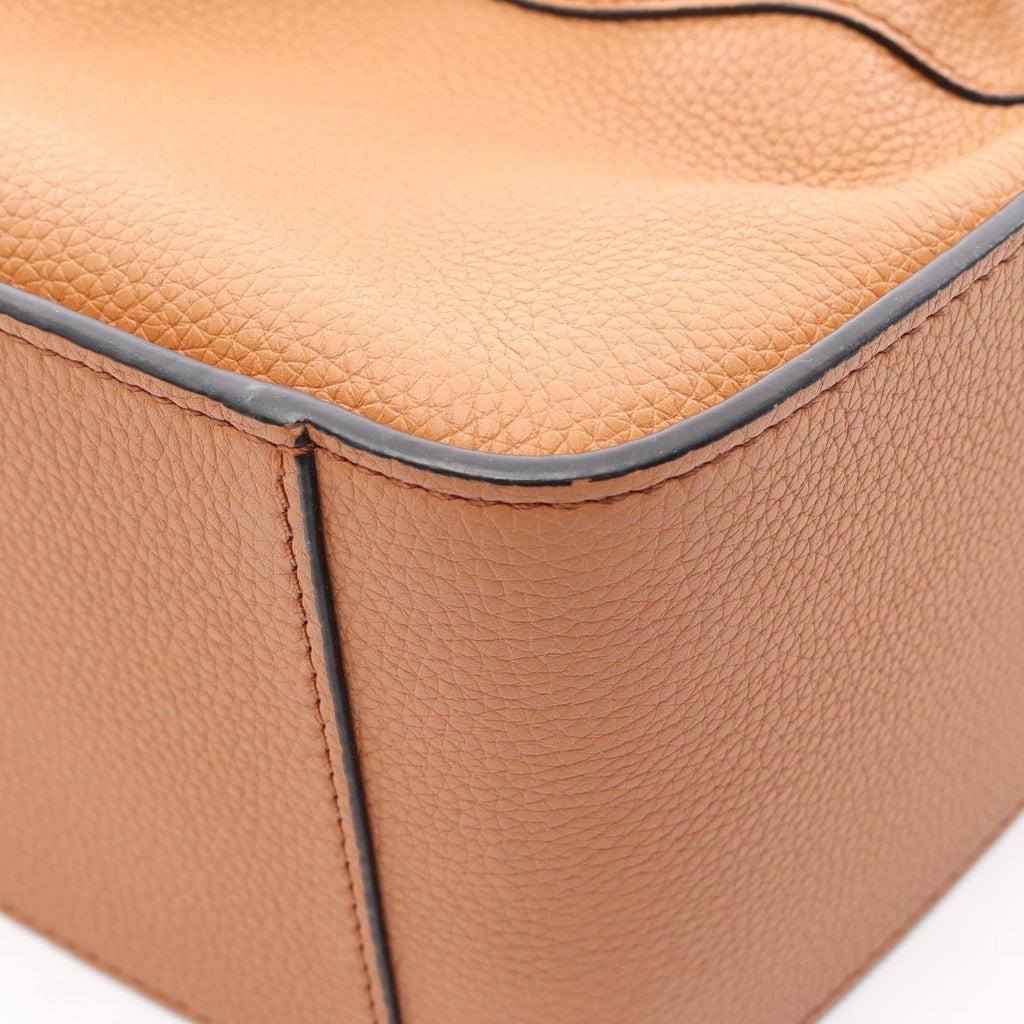 Loewe Handbag Hammock Drawstring Bag Mini 2-Way Brown Leather — view 9
