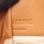 Loewe Handbag Hammock Drawstring Bag Mini 2-Way Brown Leather — view 4