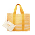 Hermes Tote Bayadere Boutondre Canvas