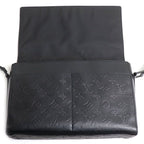 Louis Vuitton Sprinter Messenger Shoulder Bag Monogram Shadow Black — view 4