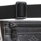 Louis Vuitton Sprinter Messenger Shoulder Bag Monogram Shadow Black — view 7