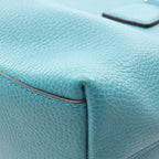 Gucci Handbag Interlocking 2-Way Turquoise Leather Tote — view 5