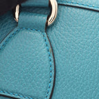 Gucci Handbag Interlocking 2-Way Turquoise Leather Tote — view 7