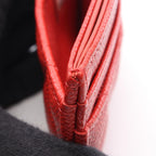 Chanel Card Case Quilted Red Calf — view 8