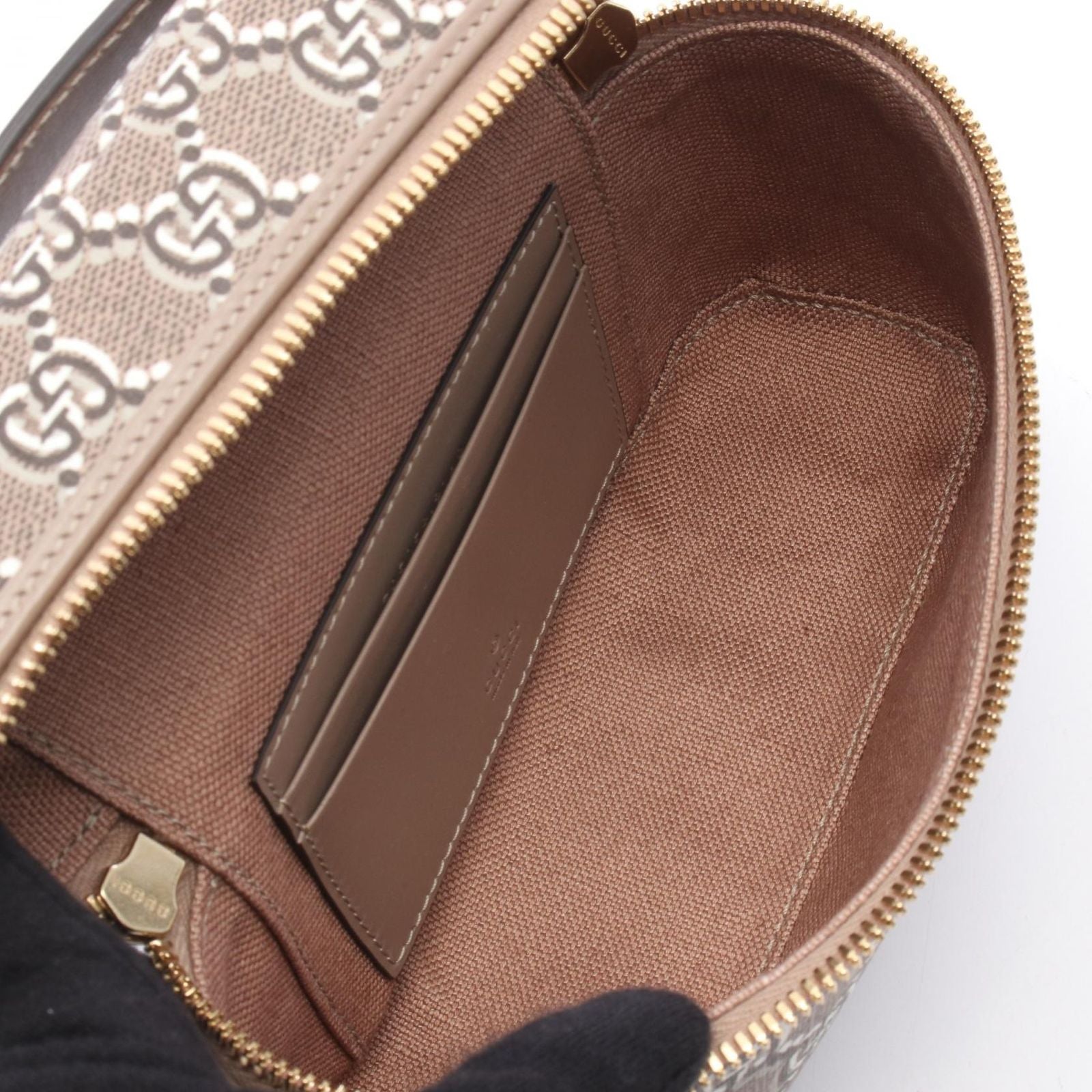 Gucci Handbag GG Shadow Mini 2-Way Brown Canvas Leather — view 3