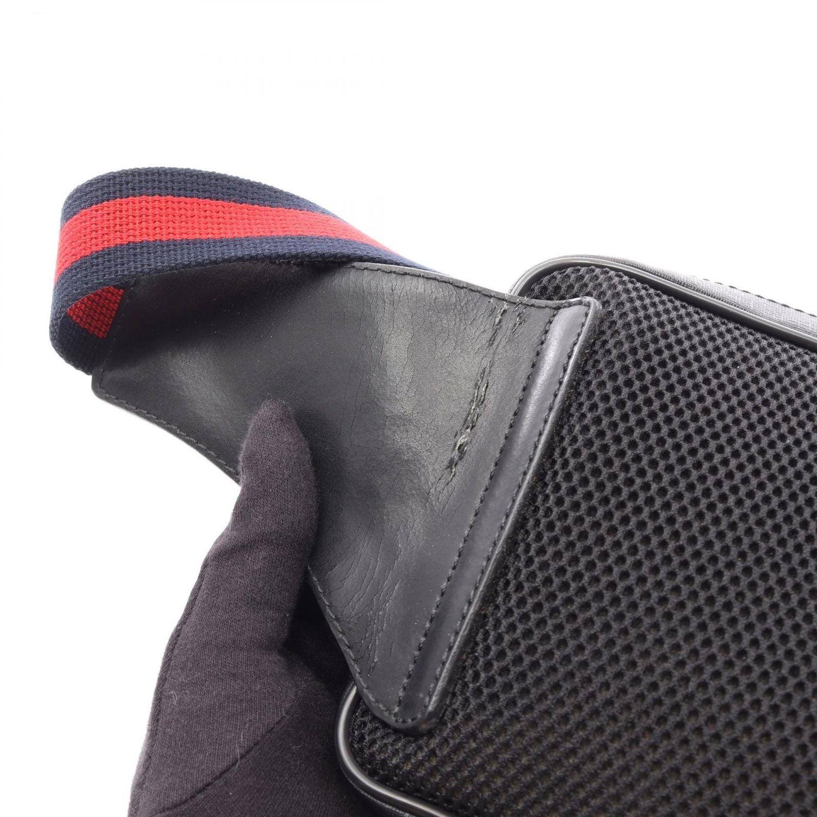 Gucci Waist Bag Soft GG Supreme Sherry Line Black Canvas Leather — view 7