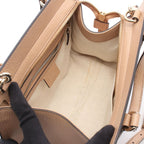 Gucci Handbag Soho Interlocking 2-Way Beige Leather — view 3