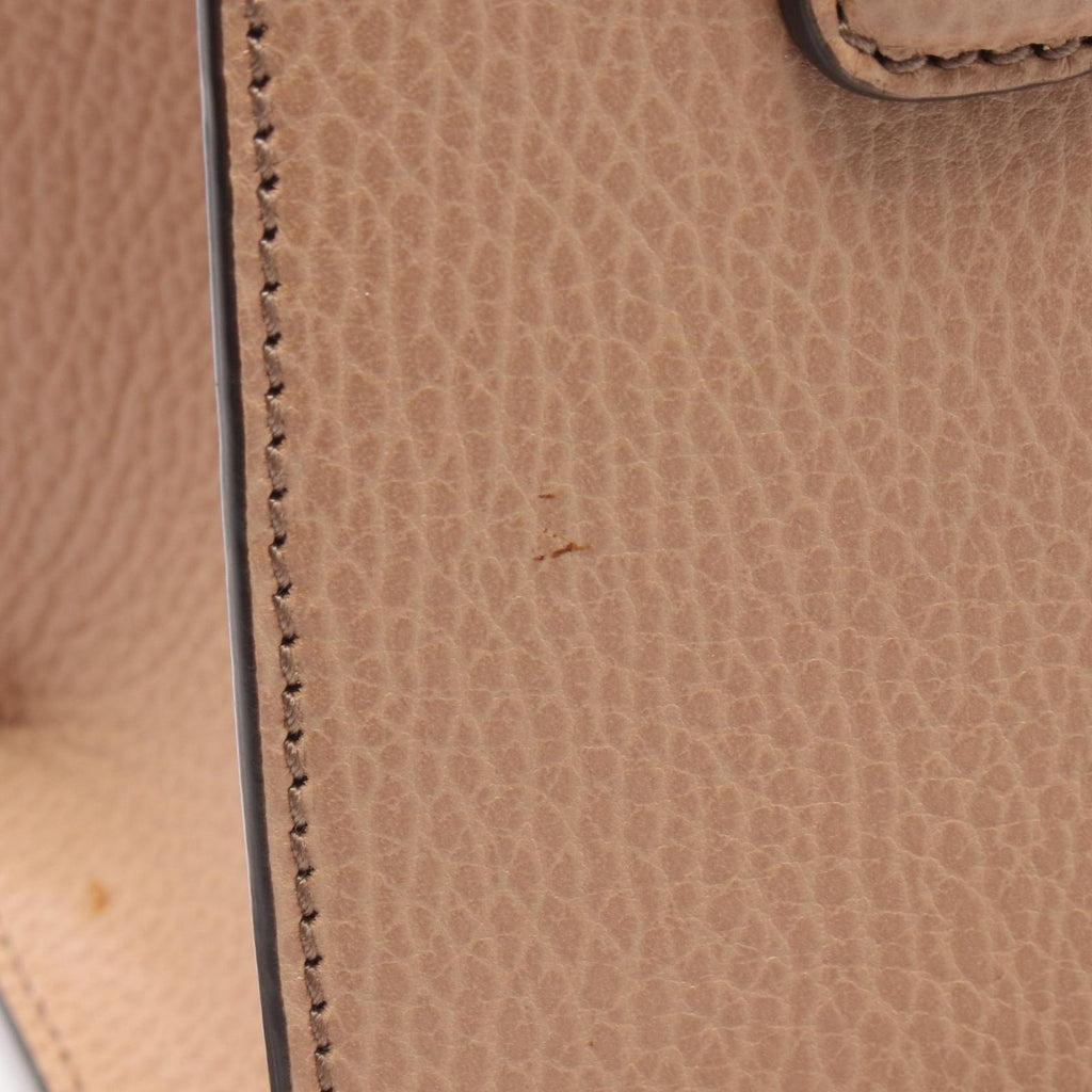 Gucci Handbag Soho Interlocking 2-Way Beige Leather — view 6
