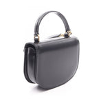 Celine Handbag Triomphe Mini Besace Clair 2-Way Black Leather — view 2