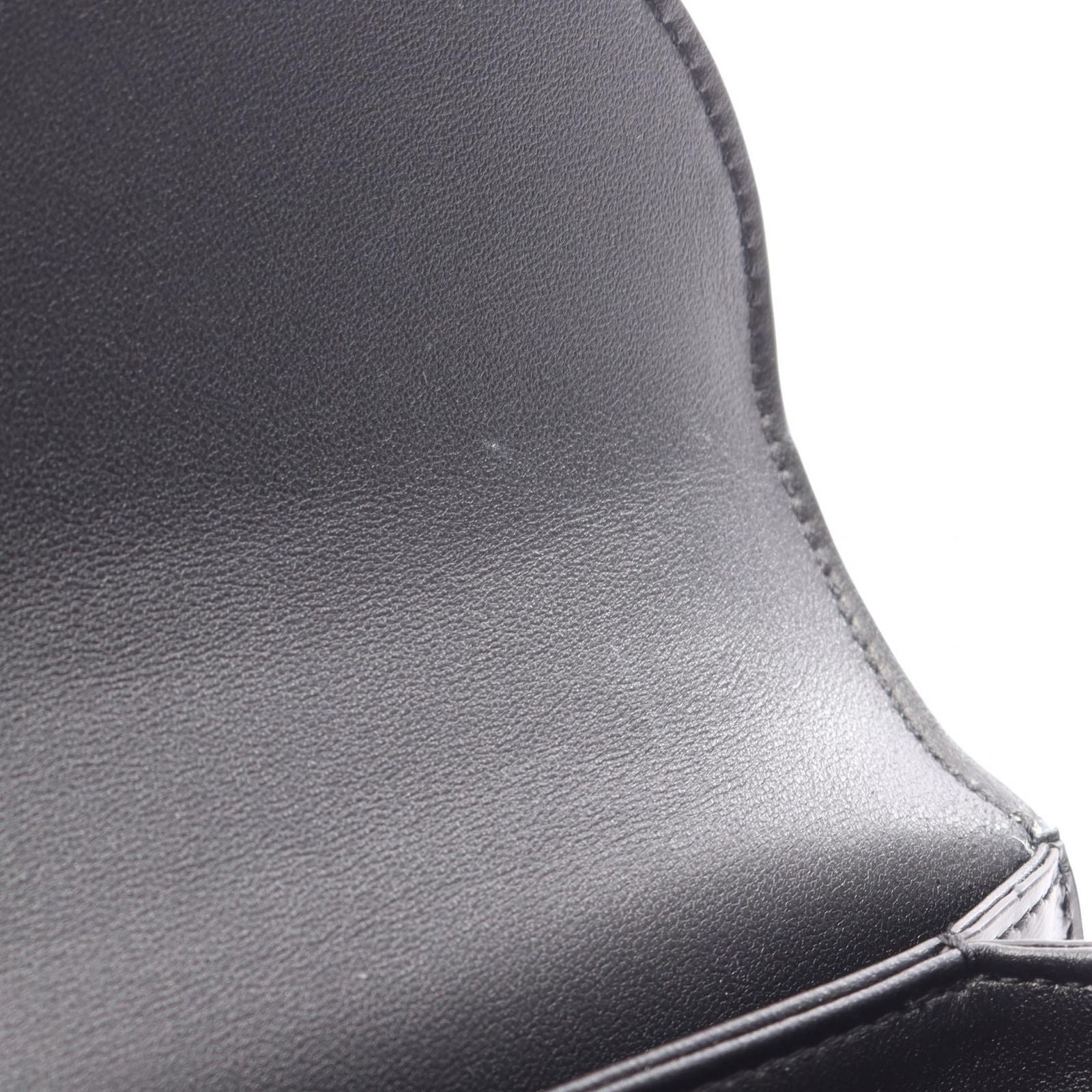 Celine Handbag Triomphe Mini Besace Clair 2-Way Black Leather — view 5