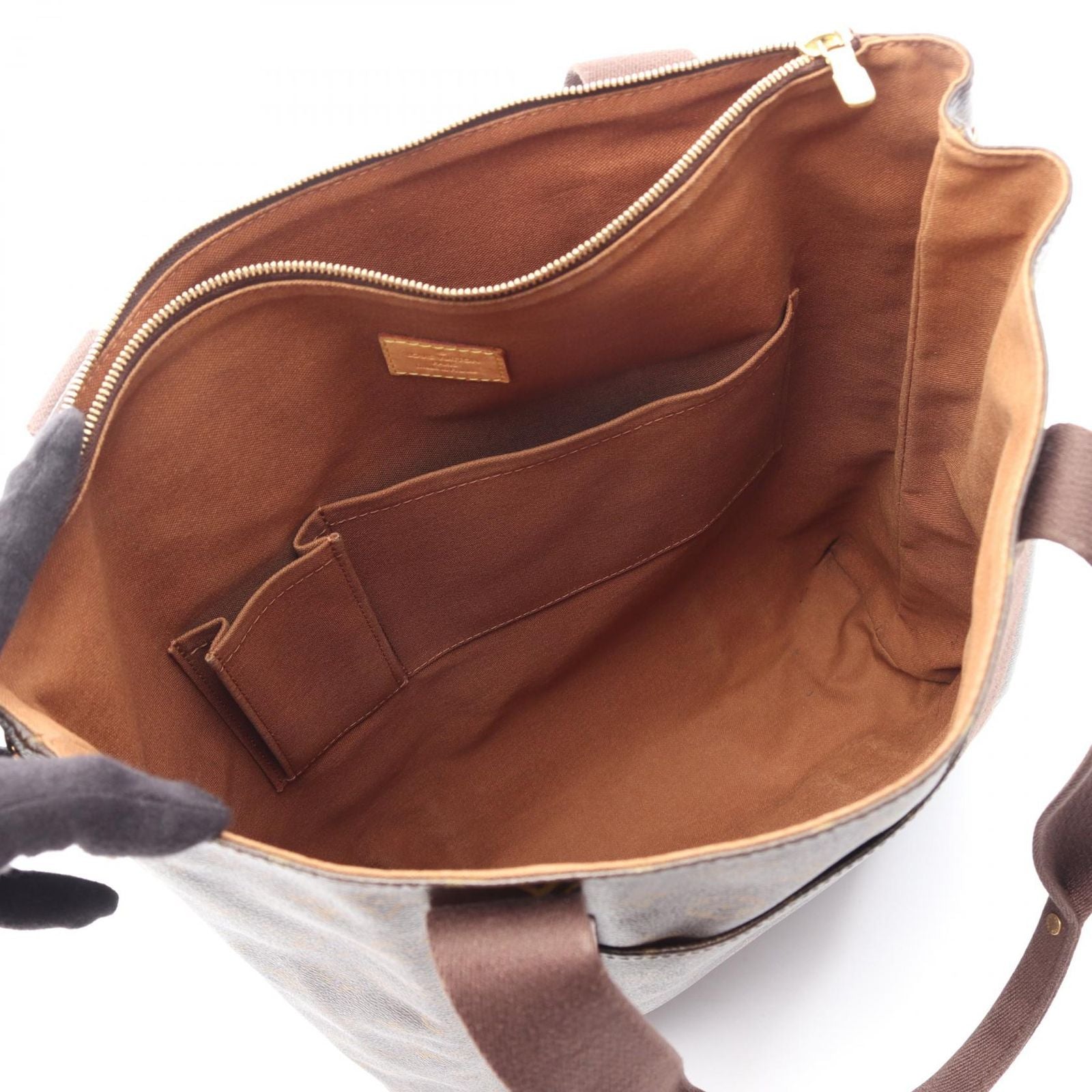 Louis Vuitton Tote Boble Monogram Canvas Leather Cover — view 3