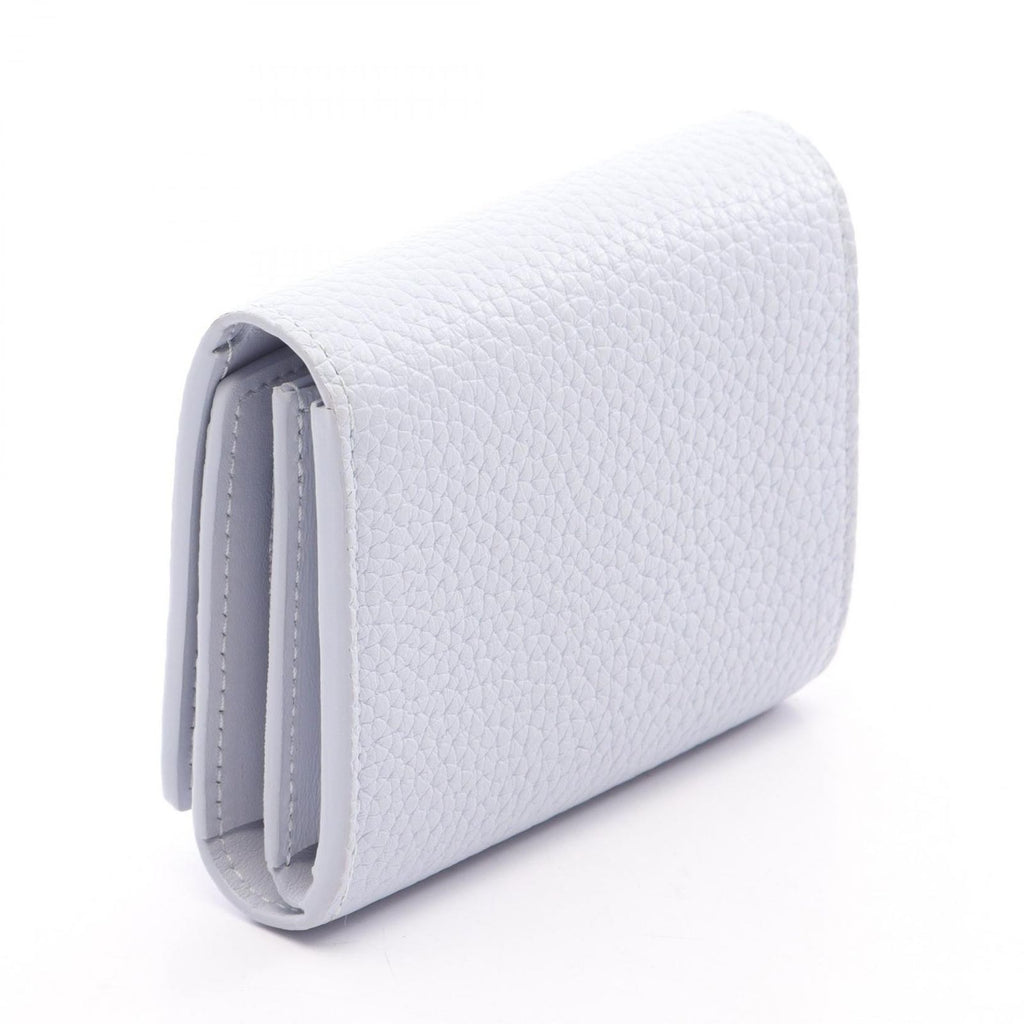 Louis Vuitton Bifold Wallet Portefeuille Capucines Tiny Lightblue Leather — view 2