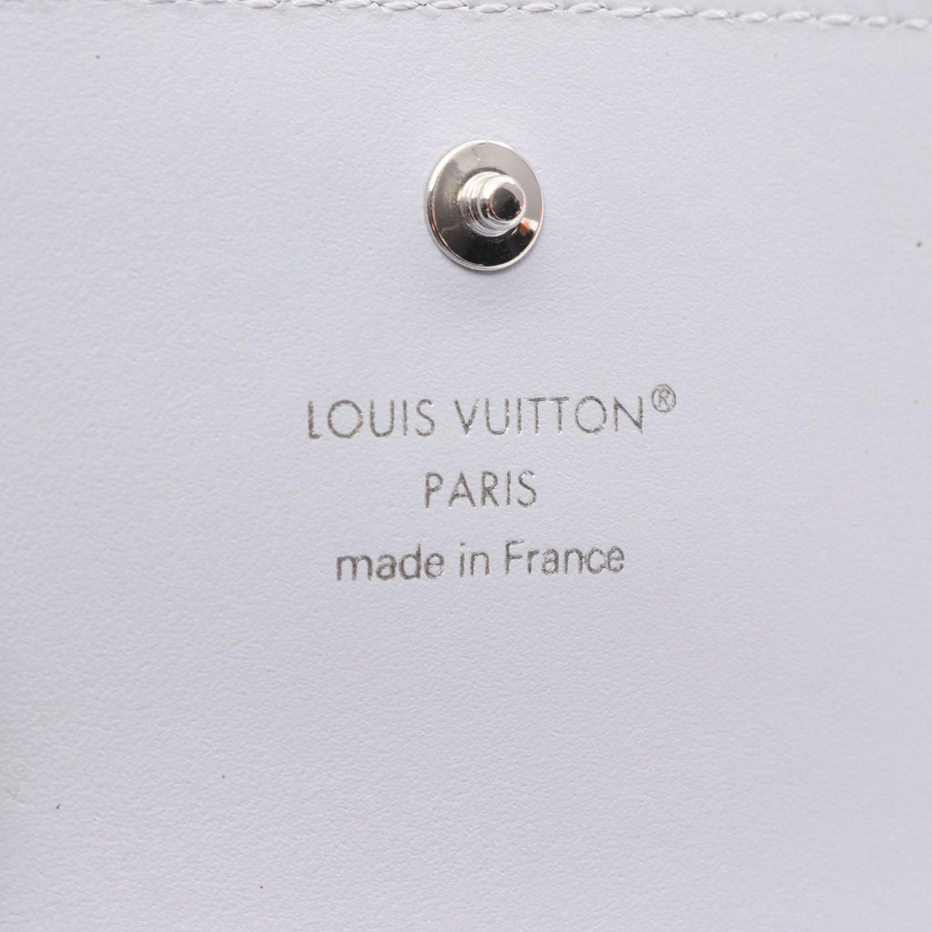Louis Vuitton Bifold Wallet Portefeuille Capucines Tiny Lightblue Leather — view 4