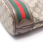 Gucci Ophidia GG Supreme Small Bucket Drawstring 2-Way Beige Brown Canvas — view 6