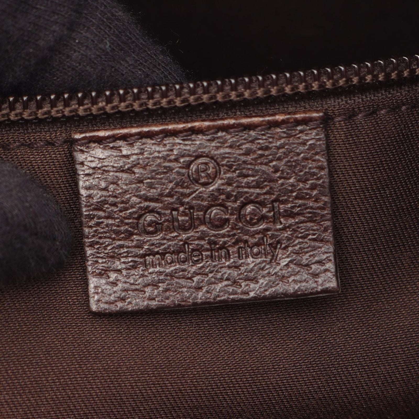 Gucci Shoulder Bag GG Canvas Beige Dark Brown — view 4